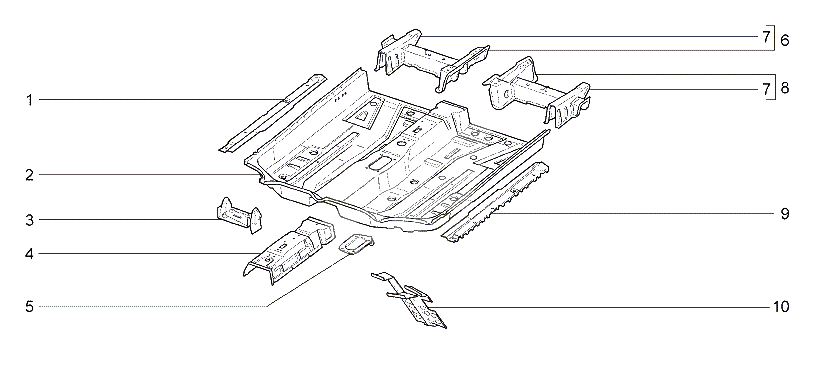 Пол передний