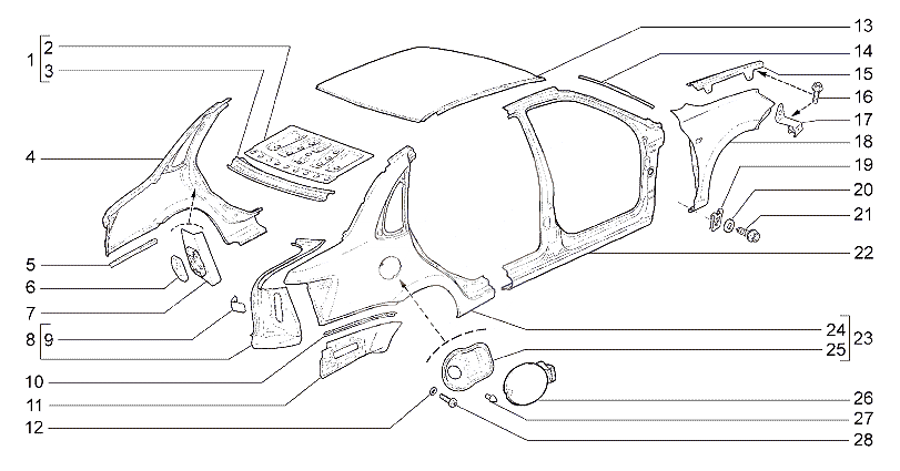 Панели кузова