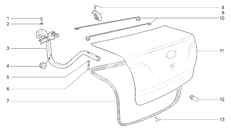 Крышка багажника