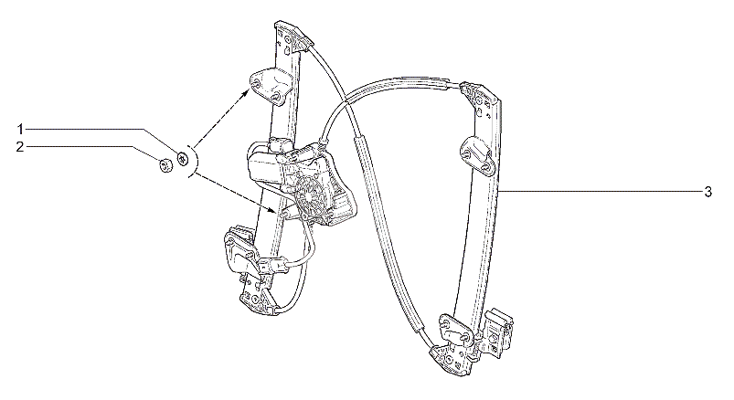 Стеклоподъемники передних дверей М360