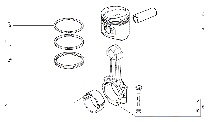 Шатуны и поршни (вариант по выбору) А130
