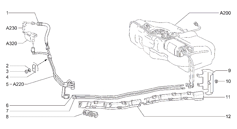 Трубопроводы топливный и паровой