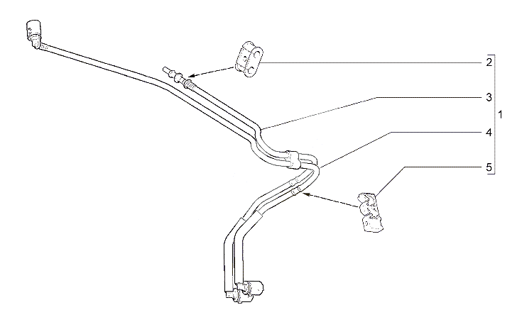 Трубки топливного и парового трубопроводов