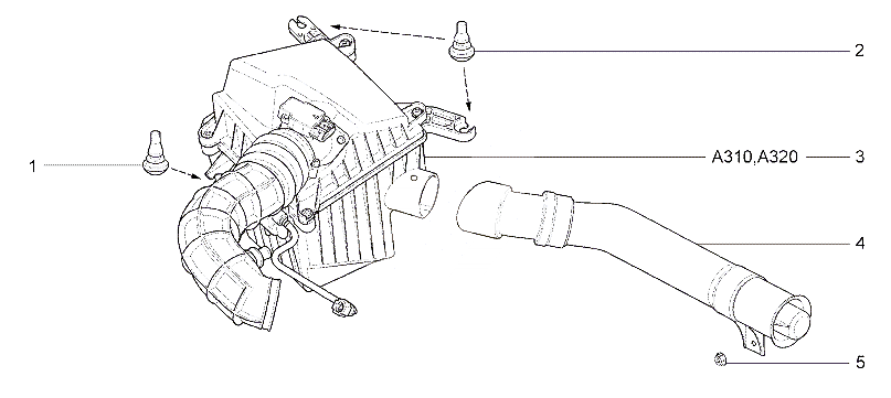 Установка фильтра воздушного