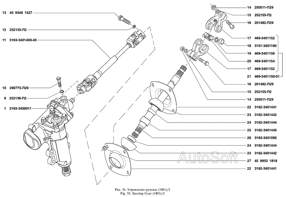 Управление рулевое