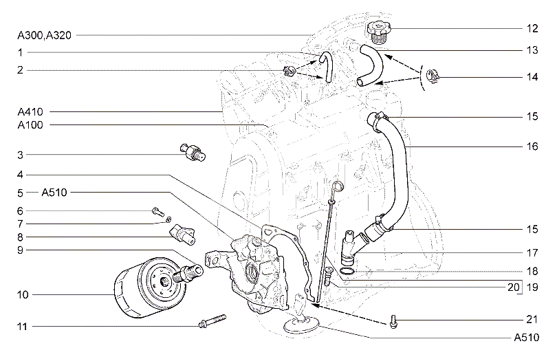 Система смазки и вентиляции