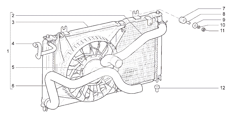 Радиатор в сборе