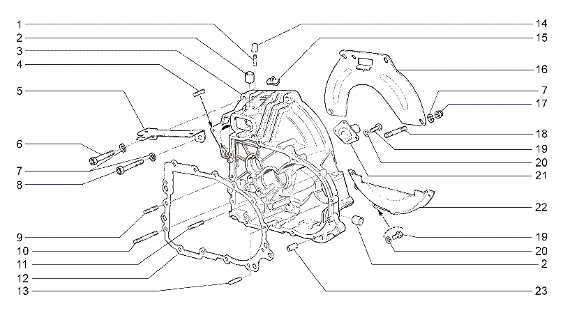 Картер сцепления