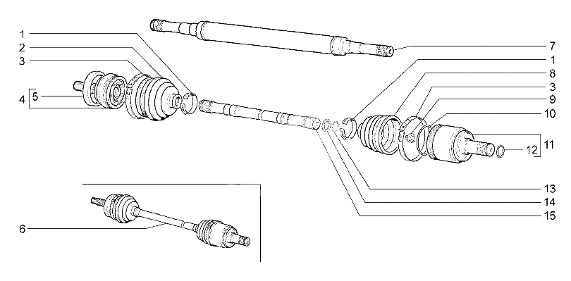 Привод передних колес