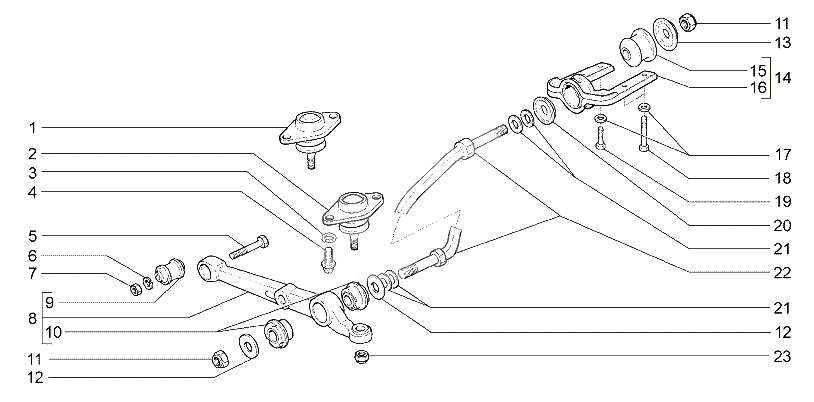 Рычаги передней подвески