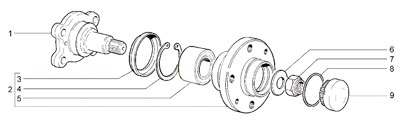 Ступицы задних колес