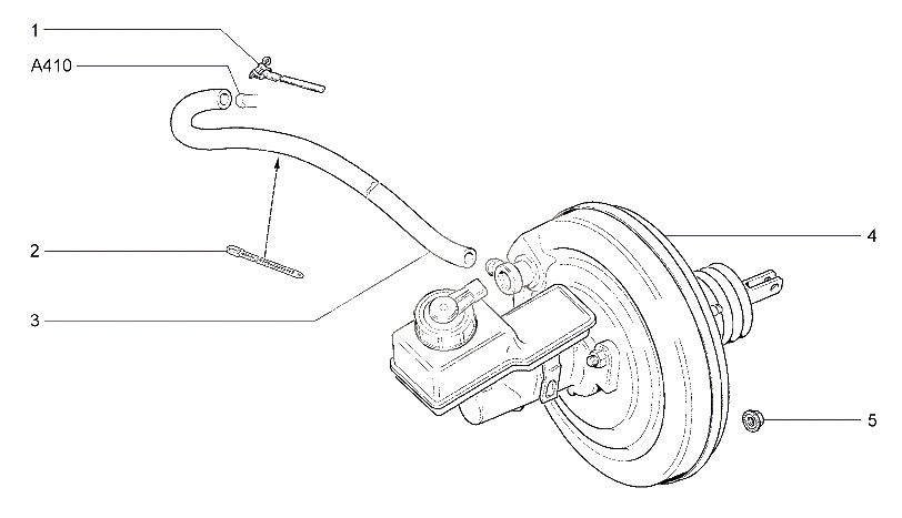 Элементы привода тормозов