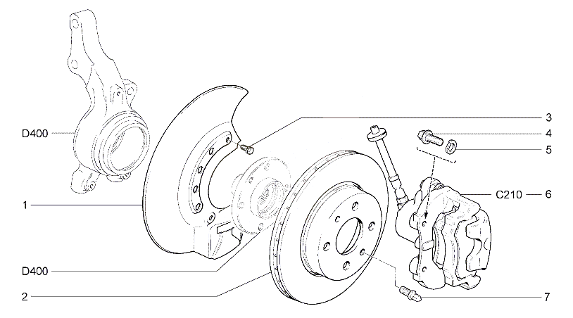 Тормоза передние