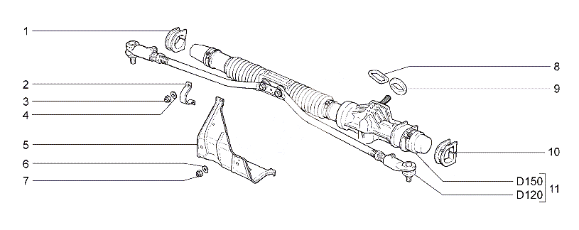 Механизм рулевой