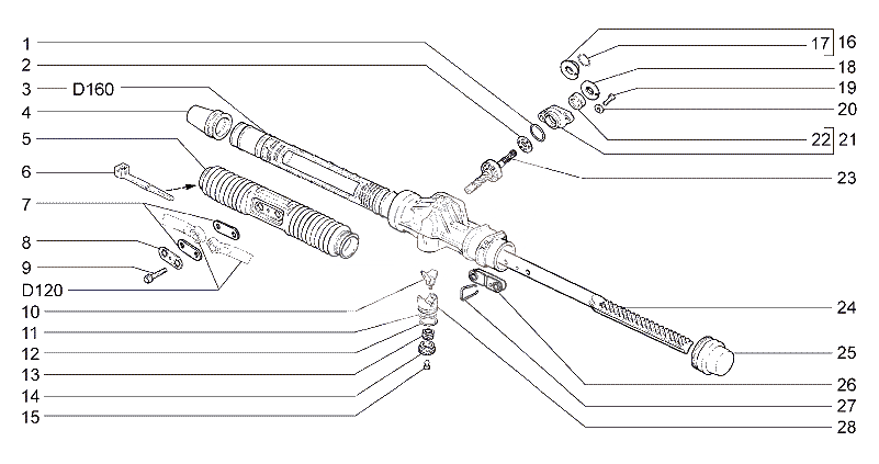 Элементы рулевого механизма