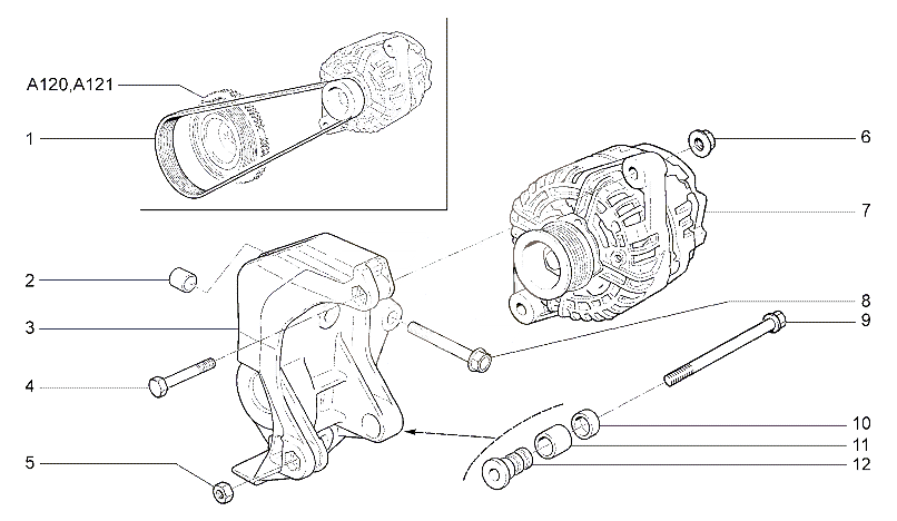 Установка генератора