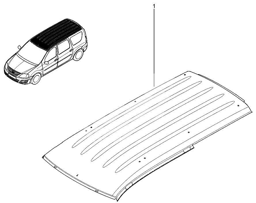 Панель крыши