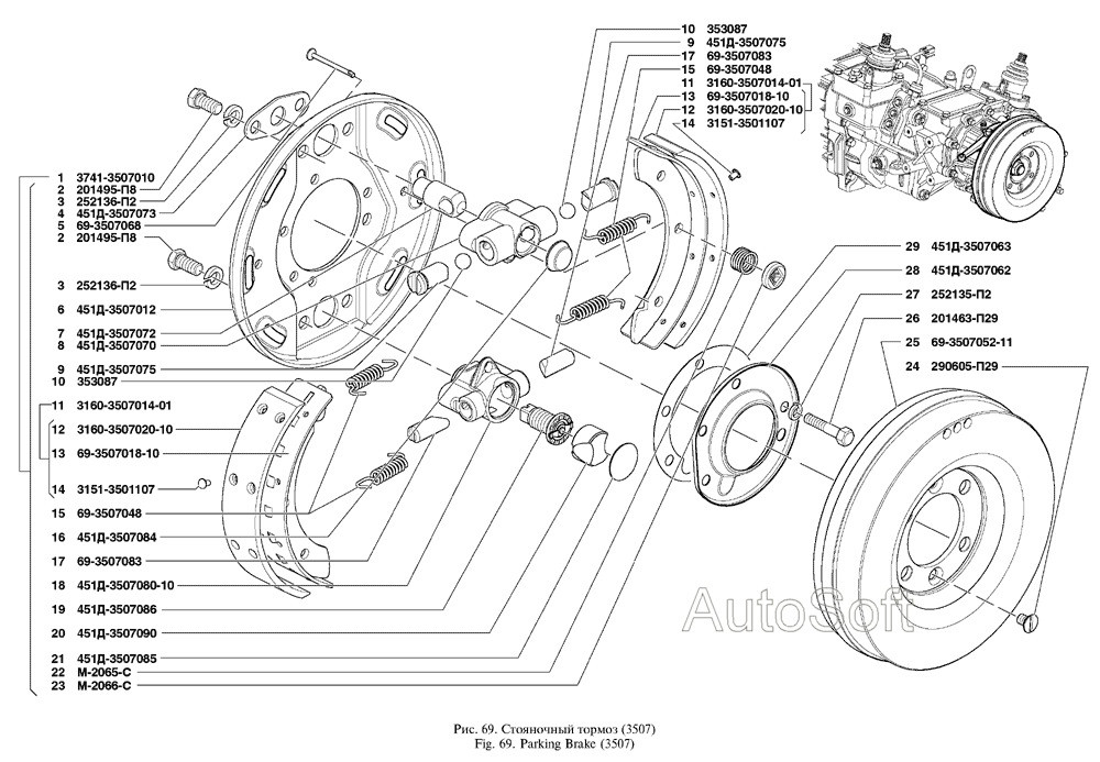 Стояночный тормоз