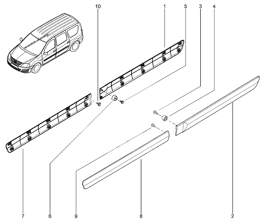 Молдинги дверей