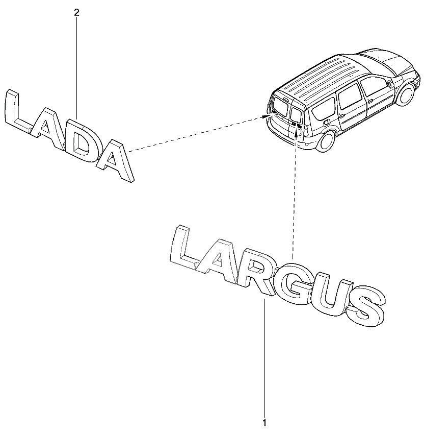 Орнамент задка