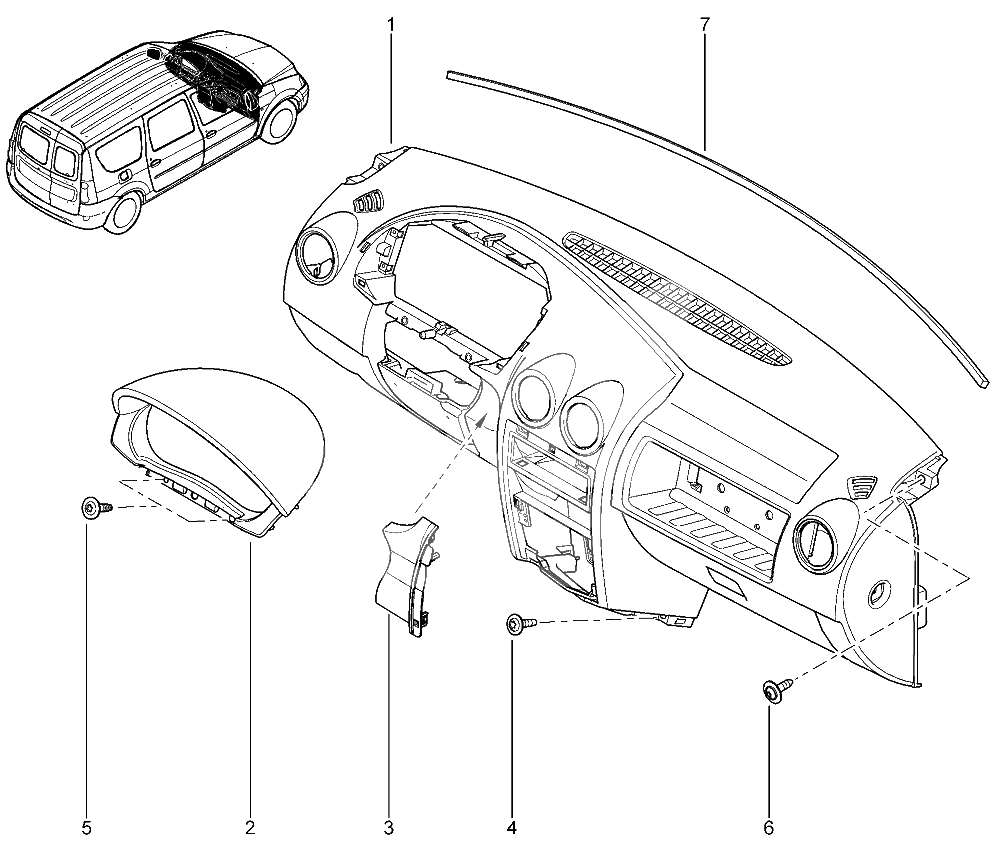 Панель приборов