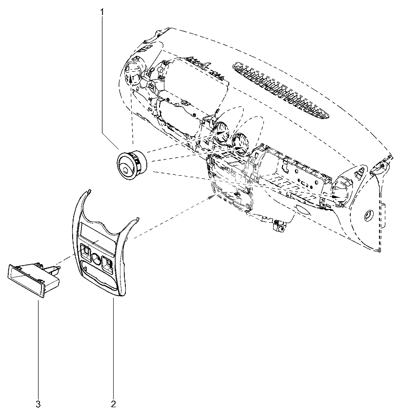 Накладка консоли