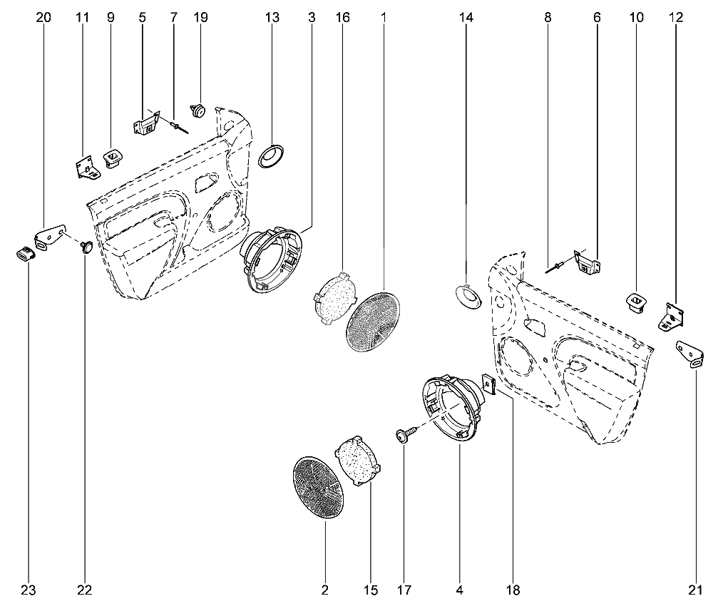 Ручки, динамики
