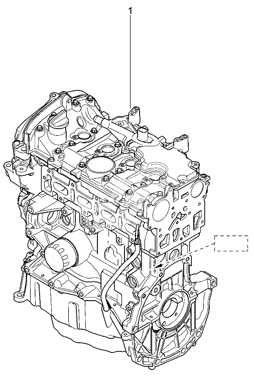 Двигатель в сборе (16 КЛ)