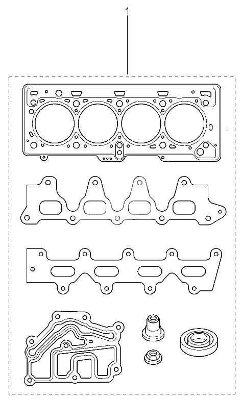 Двигатель в сборе (16 КЛ) (прокладки и др.)