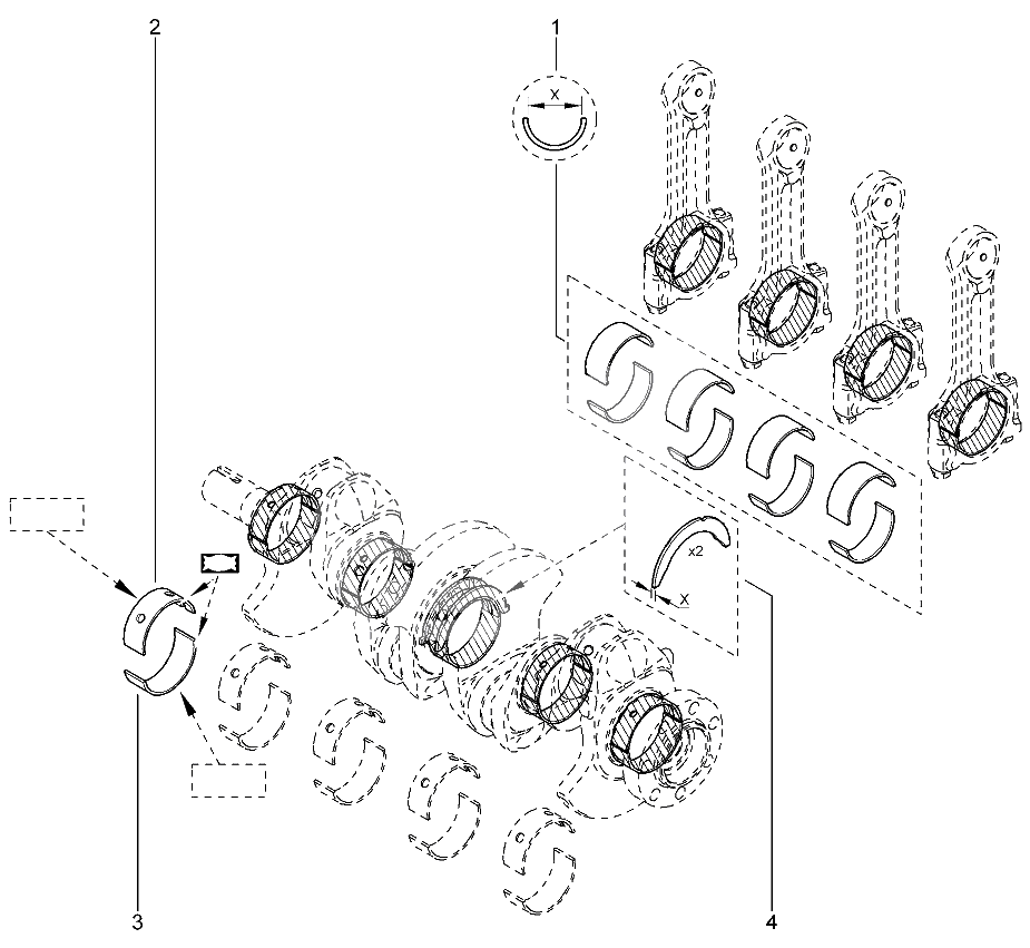 Комплект вкладышей (16 КЛ)
