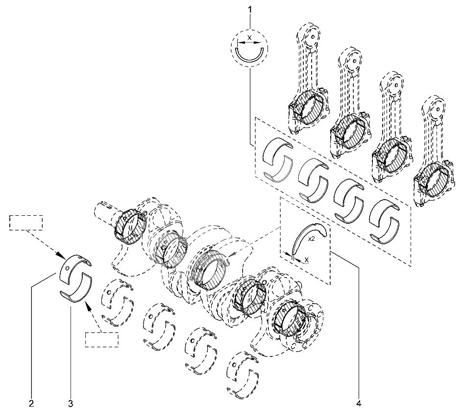Комплект вкладышей (8 КЛ)