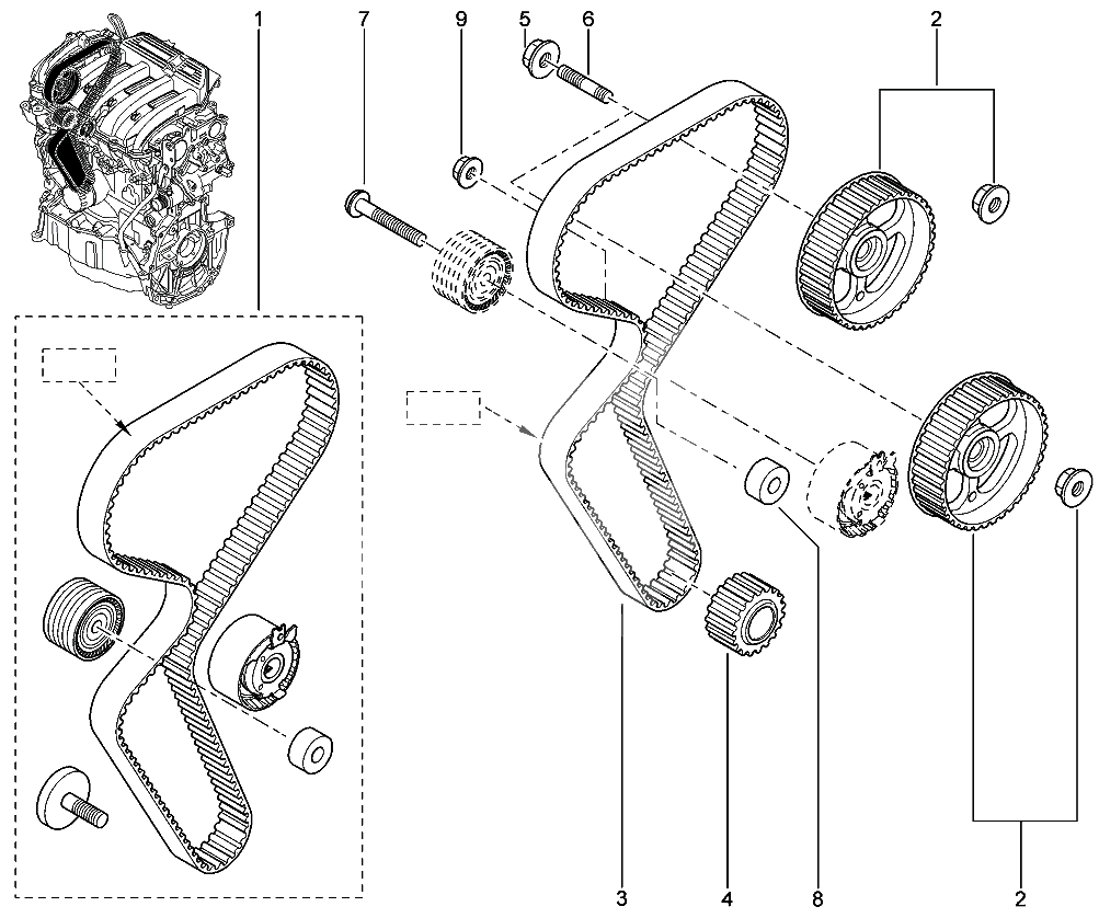 Привод ГРМ (16 КЛ)