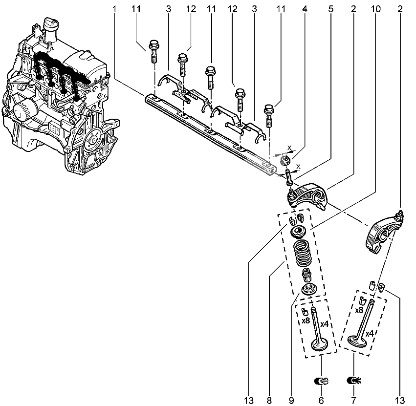 ГРМ (клапан) (8 КЛ)