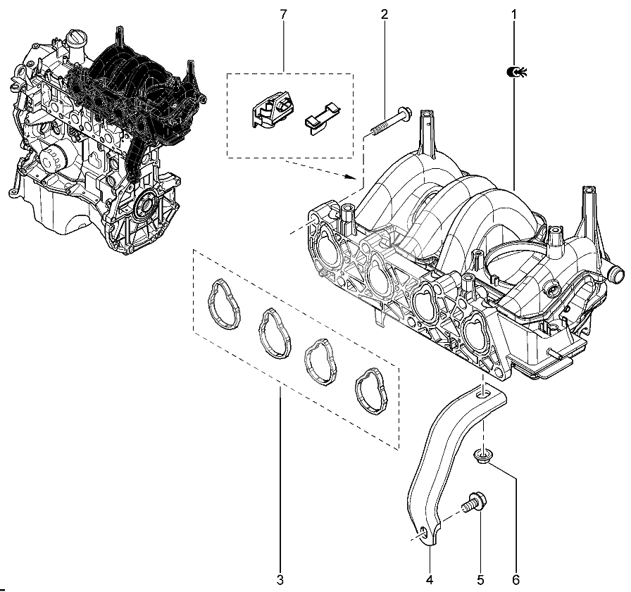 Впускной тракт (8 КЛ)