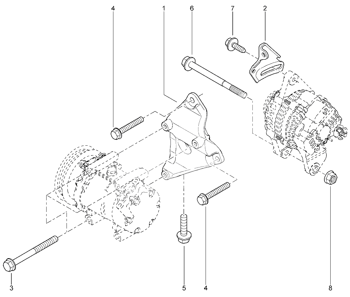 Кронштейн навесного оборудования (8 КЛ)