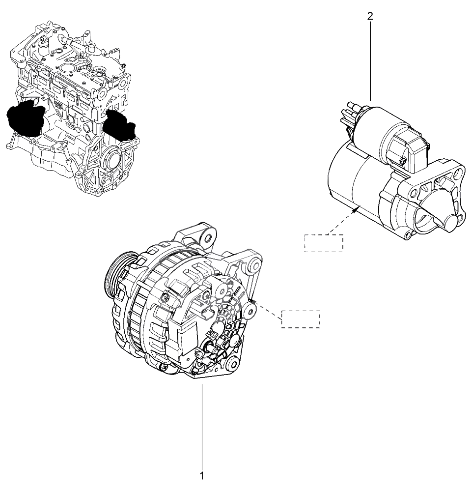 Генератор и стартер (16 КЛ)