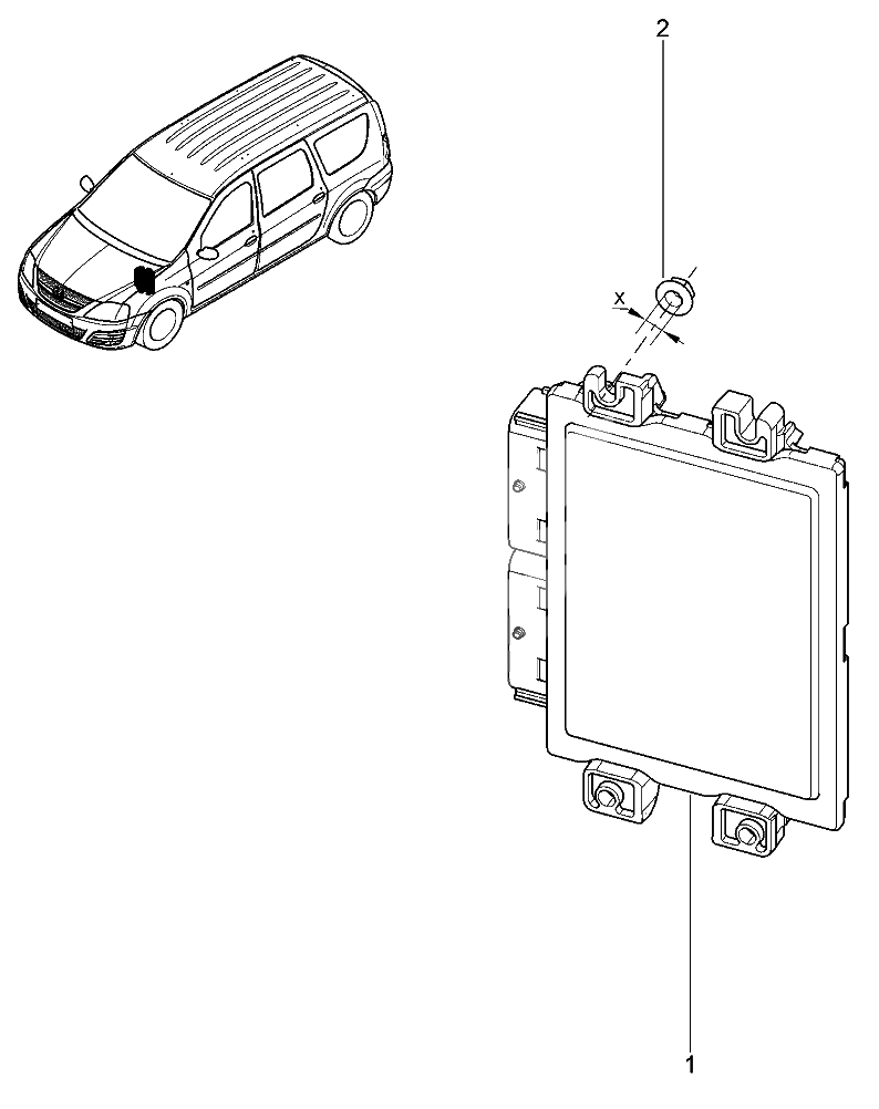 Блок управления двигателем