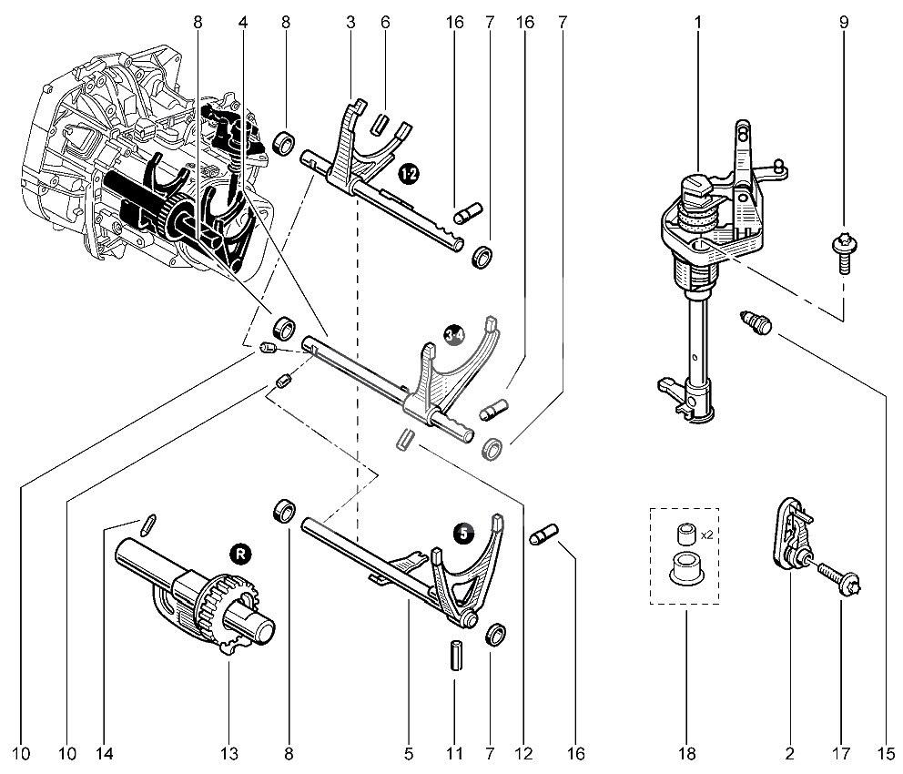 Механизм выбора передач