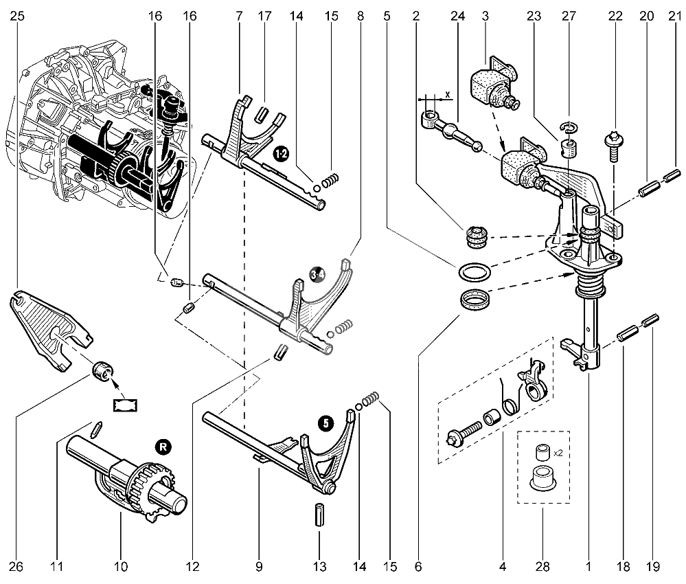 Механизм выбора передач