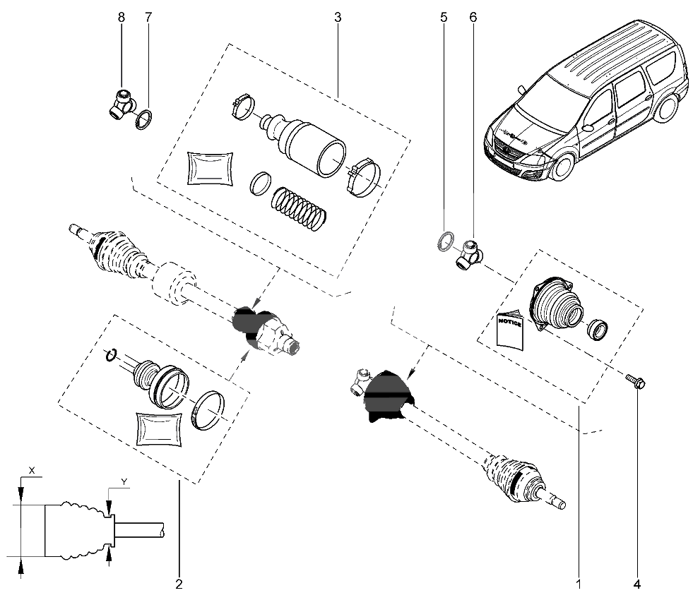 Составляющие привода