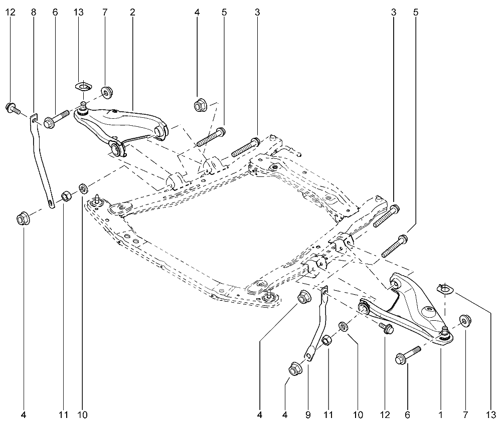 Рычаги передней подвески