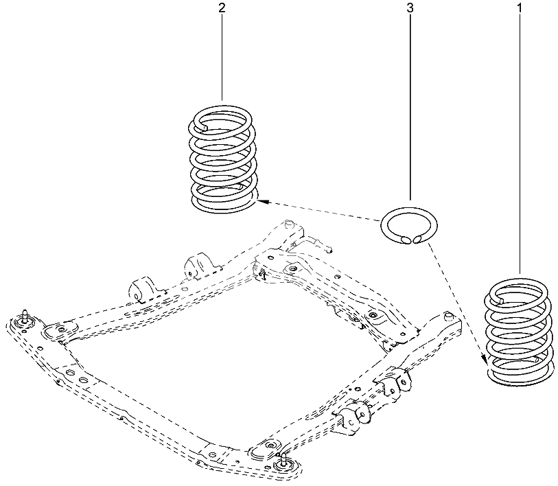 Пружины передние