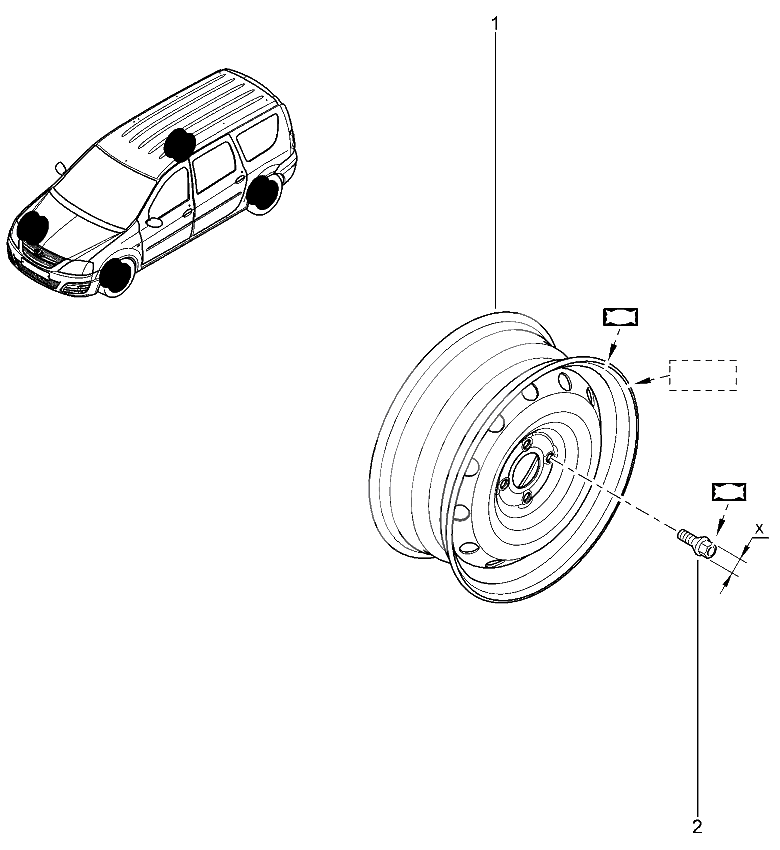 Диск колеса (шпаклевка)