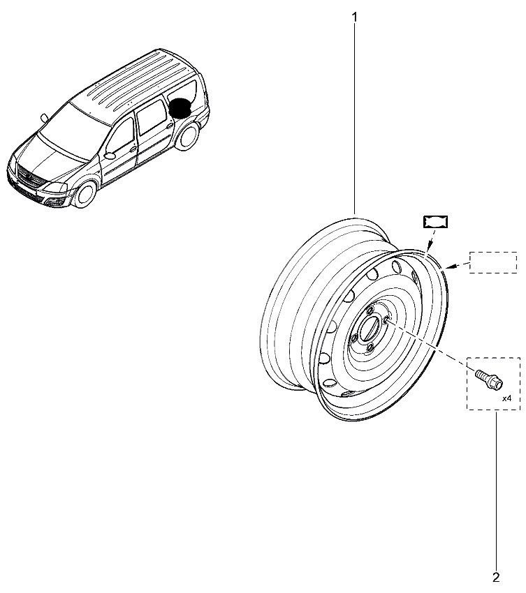Диск колеса (запаска)