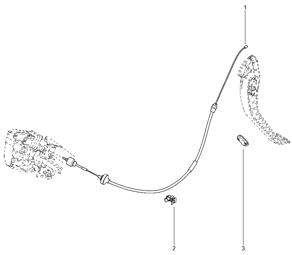 Трос сцепления