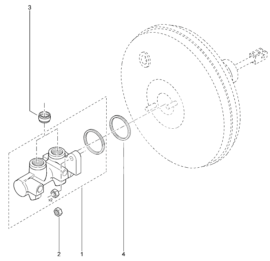 Главный тормозной цилиндр