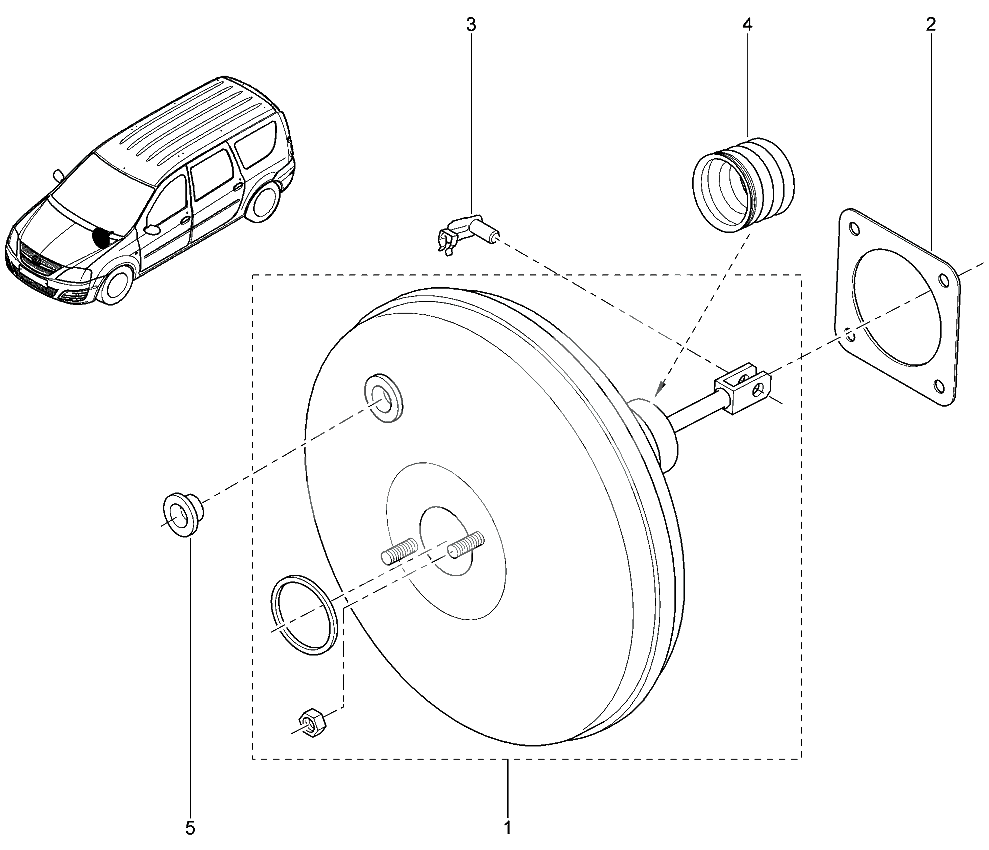 Усилитель тормозов