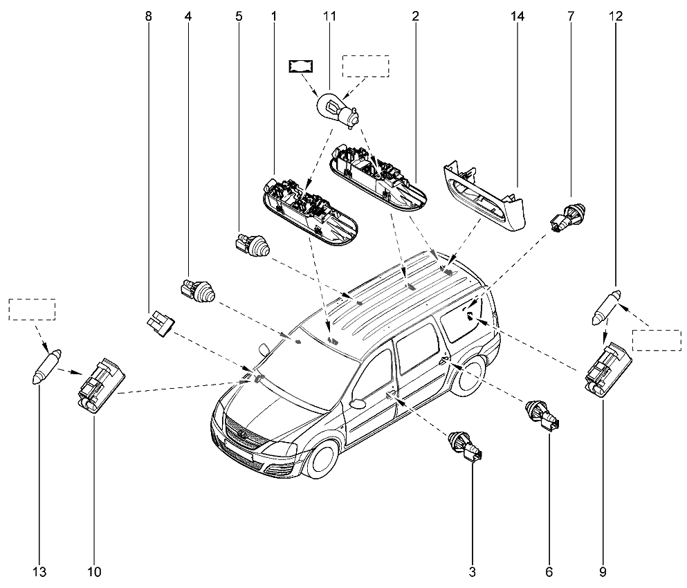 Салонное освещение