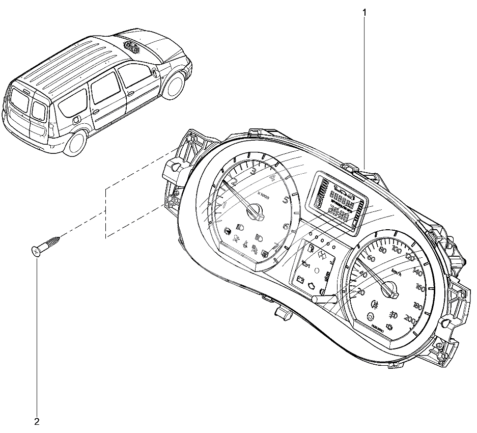 Комбинация приборов