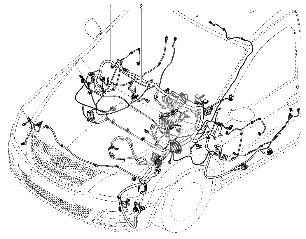 Жгуты проводов панели приборов